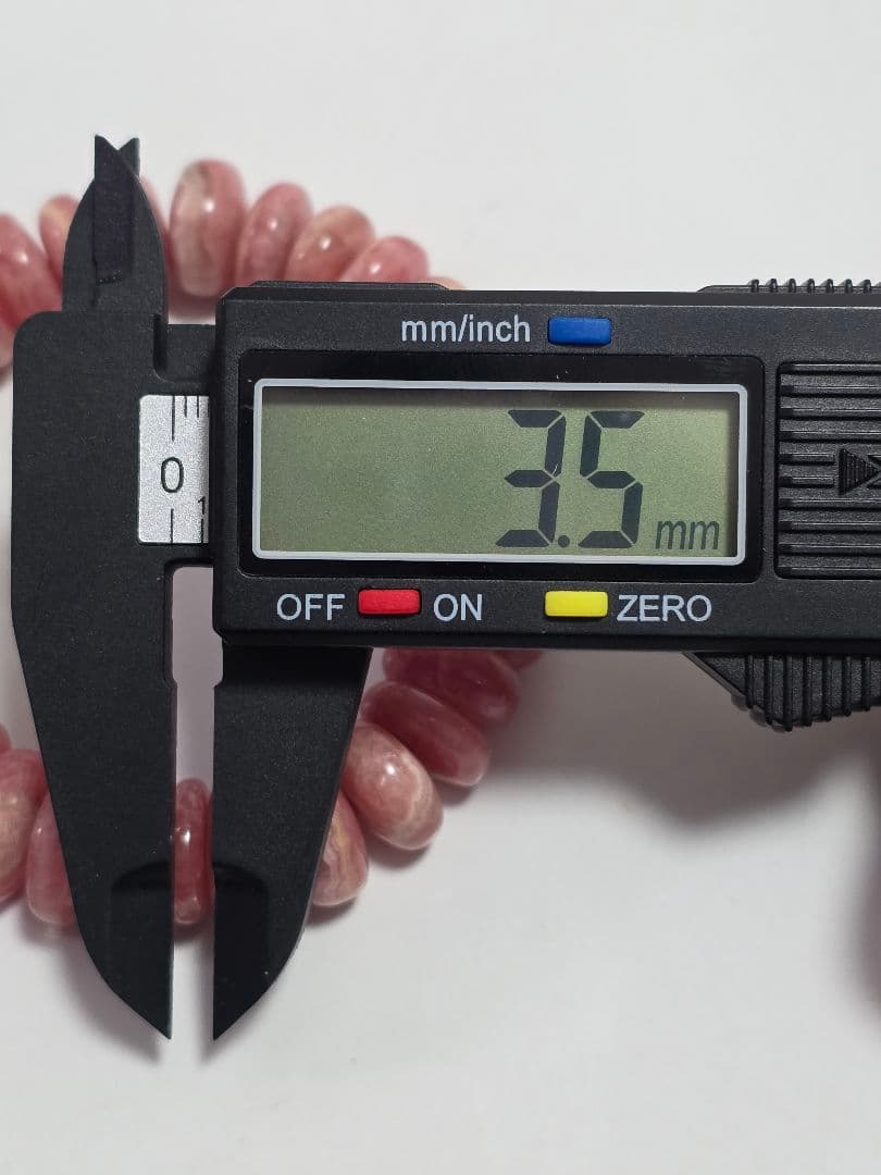 BIGサイズ✨ボタンカット　バラ色の愛の石　インカローズ