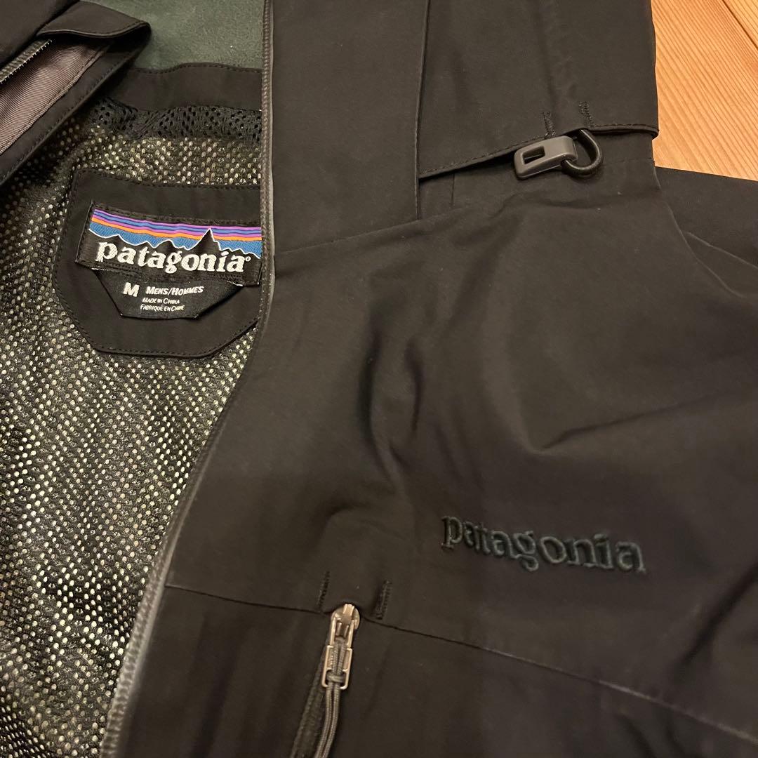 patagonia パウダーボウル黒M上下　人気サイズ