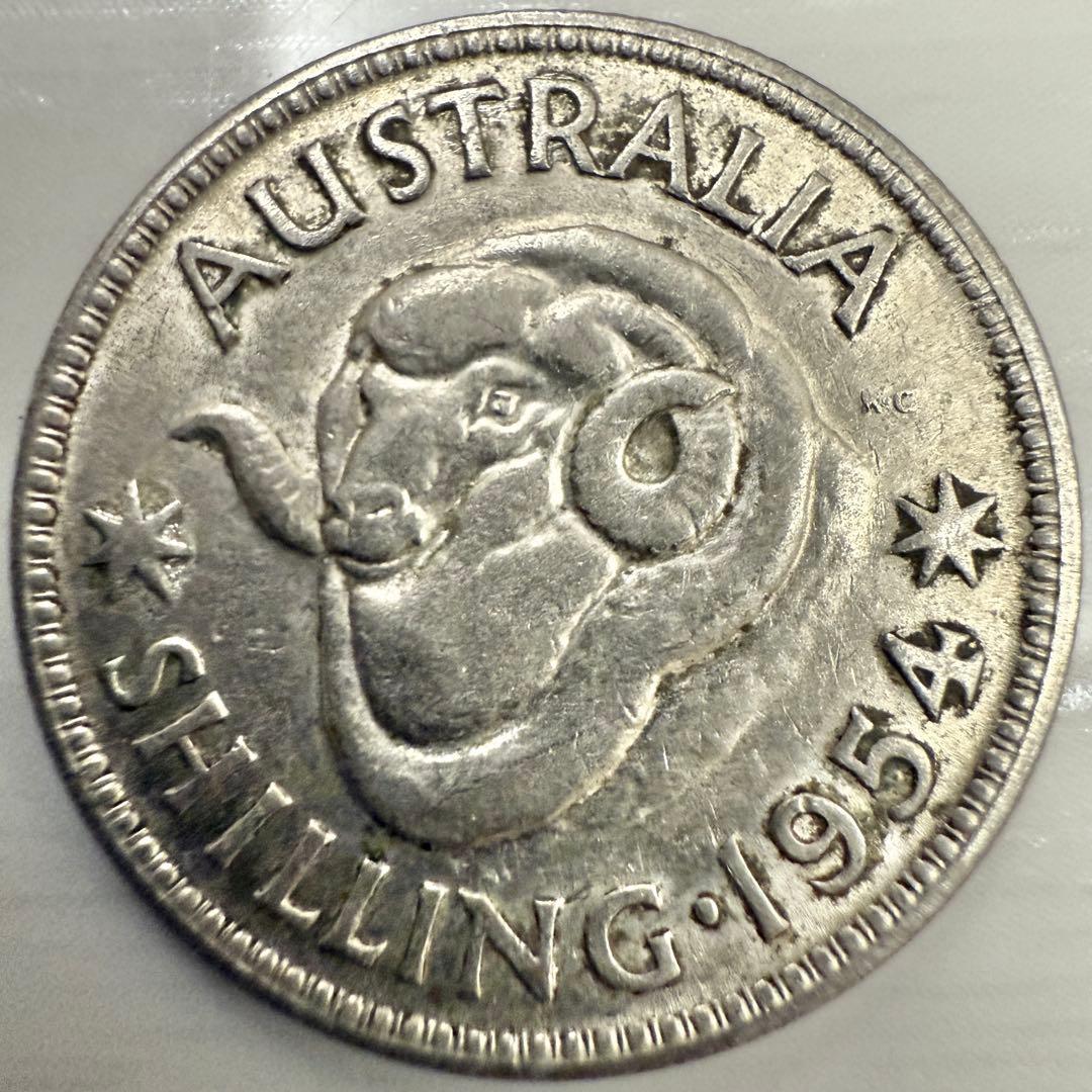 海外　銀貨　外国　古銭　イスラエル　10リロット銀貨　オーストラリア