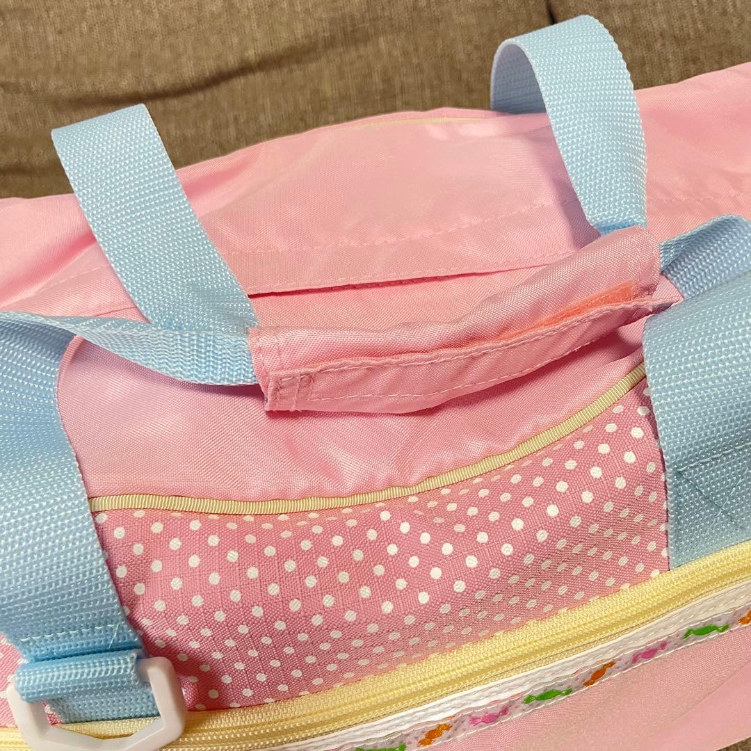 サンリオ　シュガーバニーズ　ボストンバッグ　刺繍　キャンディ キッズファッション