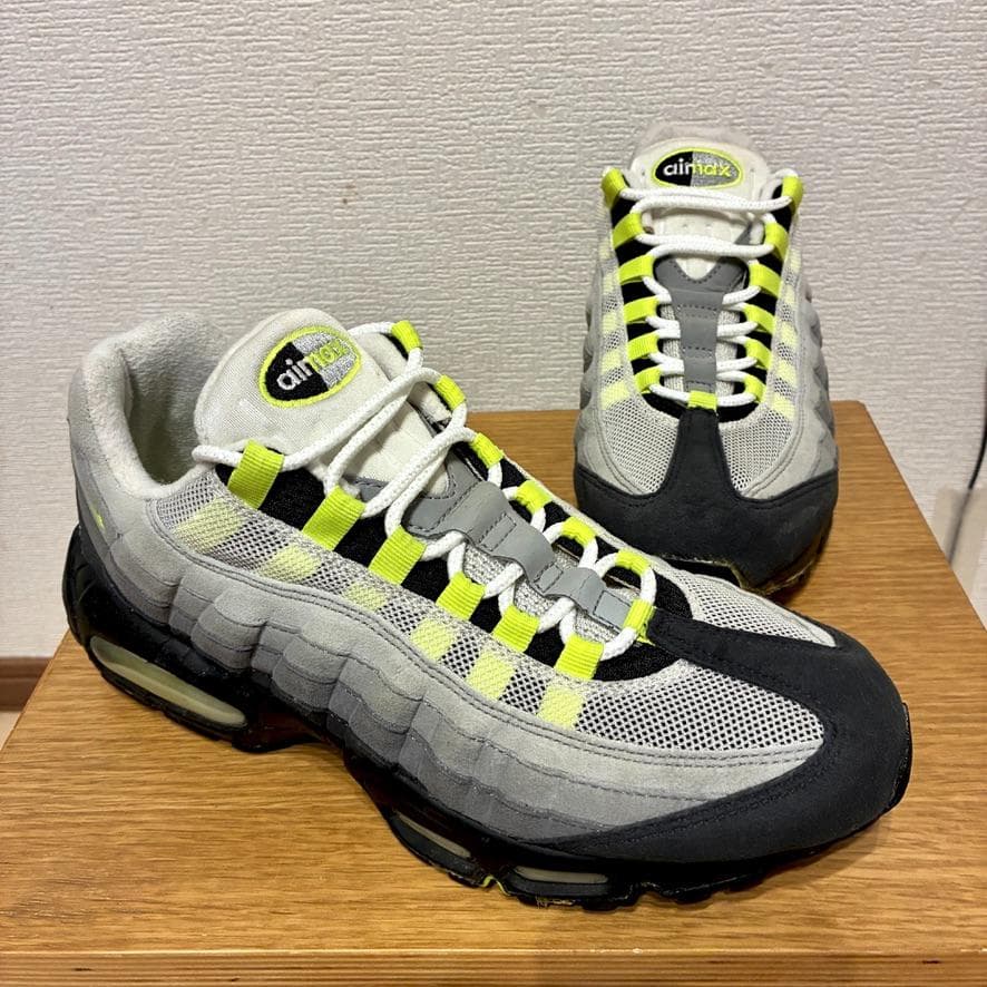 【美しきジャンク品】2008復刻 NIKE エアマックス95 イエローグラデ