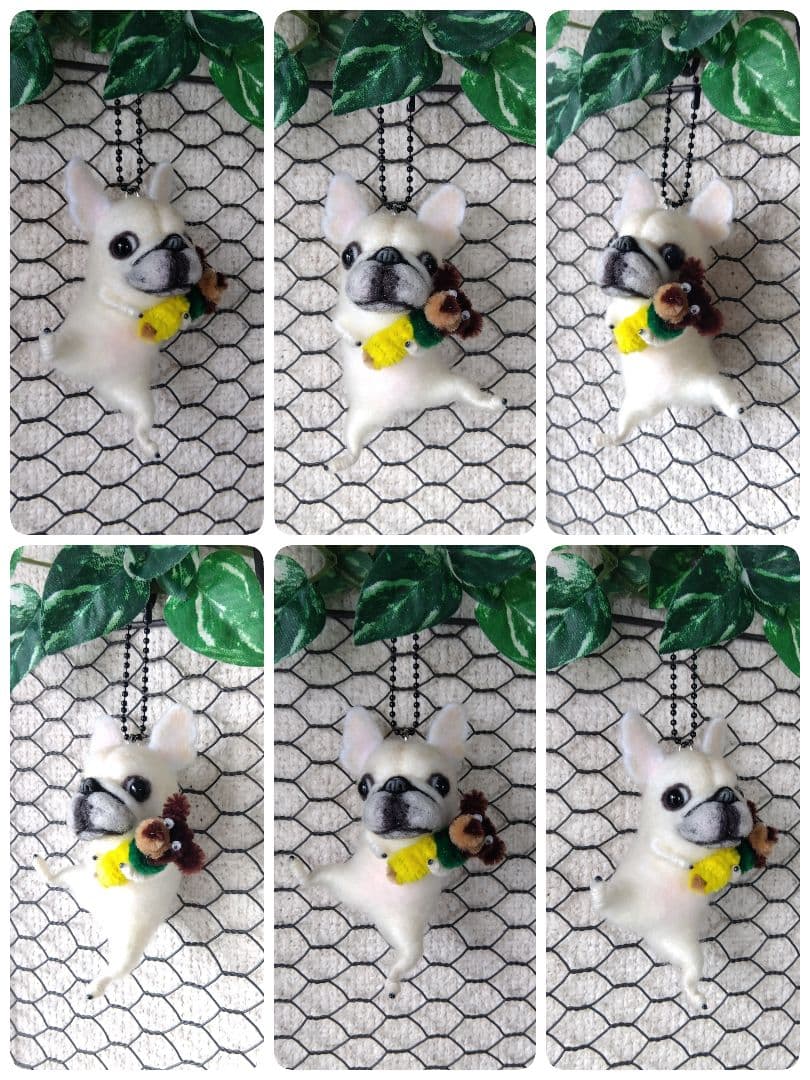羊毛フェルト　トイプードル　チワワ　フレンチブルドッグ　ダックス