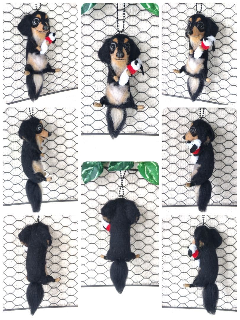 羊毛フェルト　トイプードル　チワワ　フレンチブルドッグ　ダックス