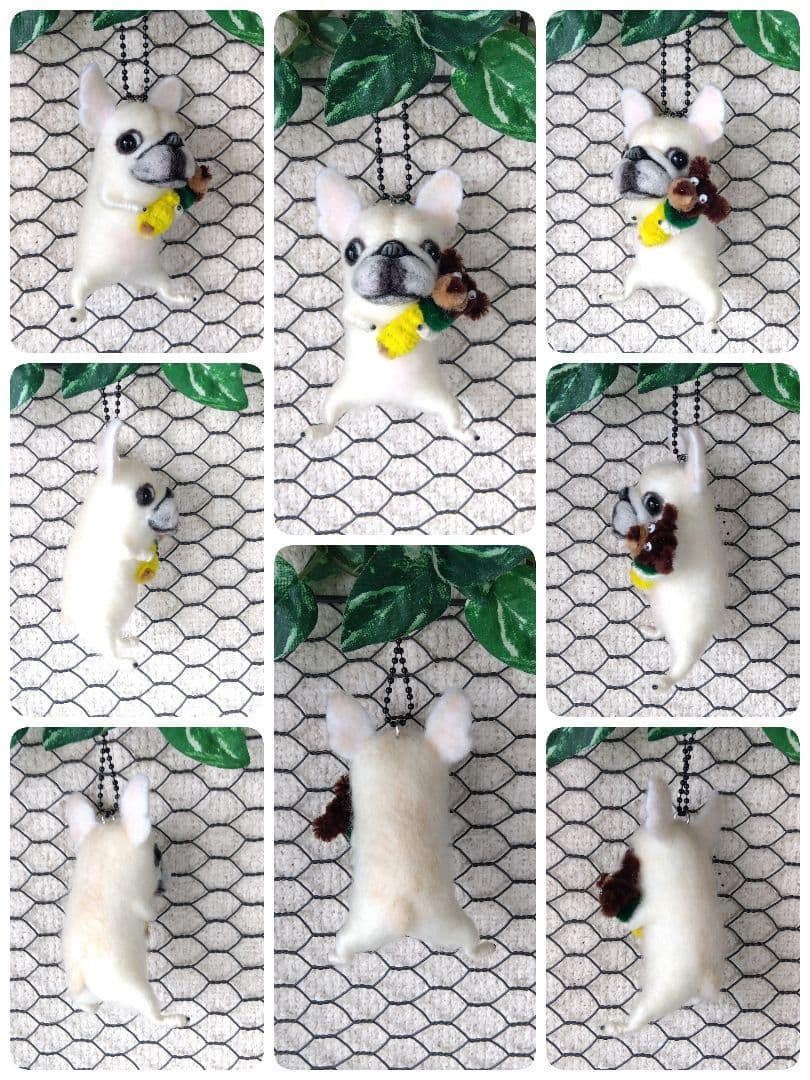 羊毛フェルト　トイプードル　チワワ　フレンチブルドッグ　ダックス