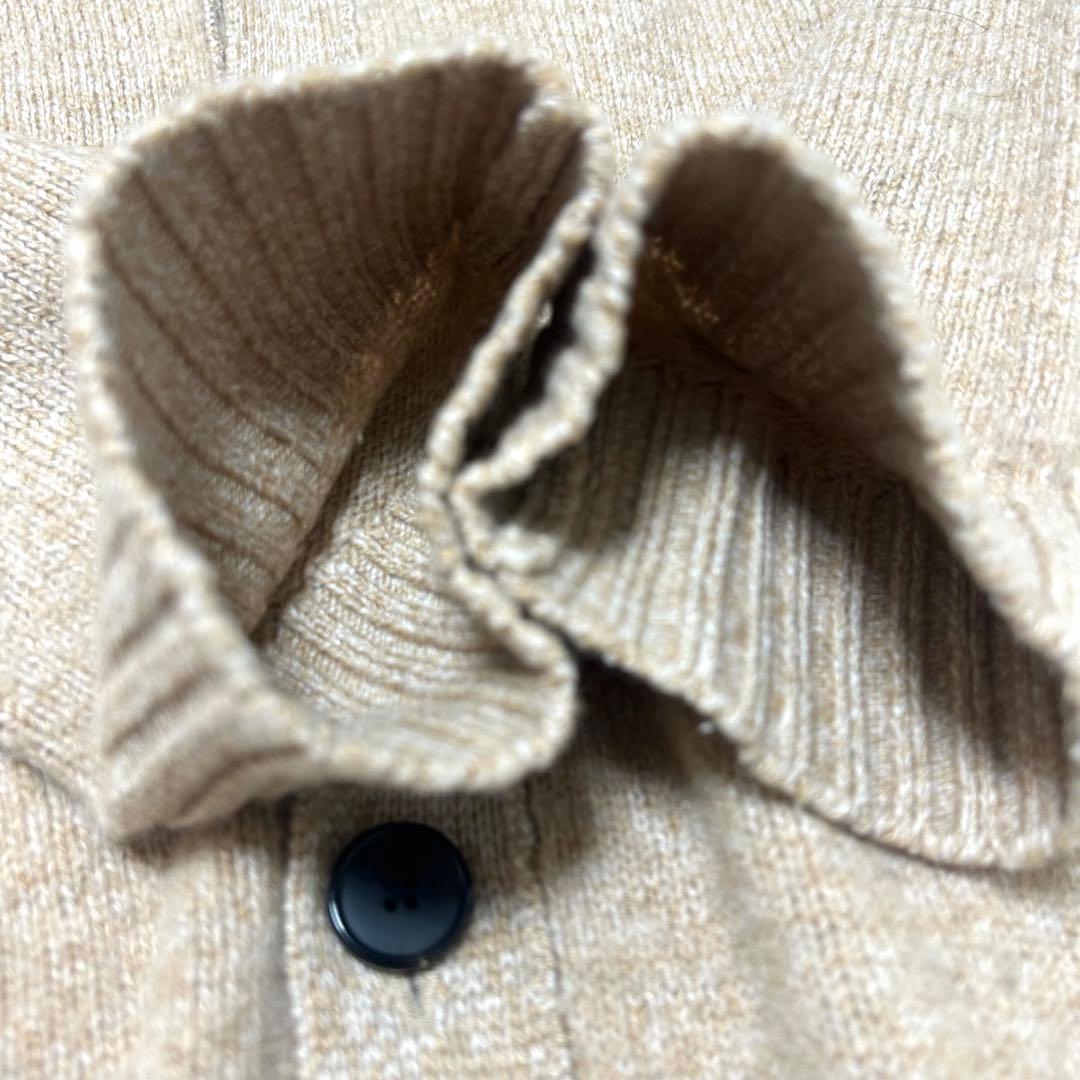 高級　COOHEM コーヘン　カシミヤカーディガン　ヨネトミ　ベージュ　M