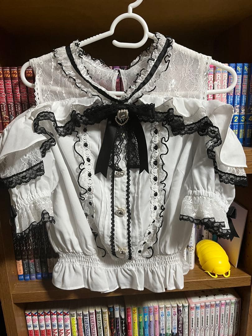 LIZLISA リズリサ ブラウス 白 黒