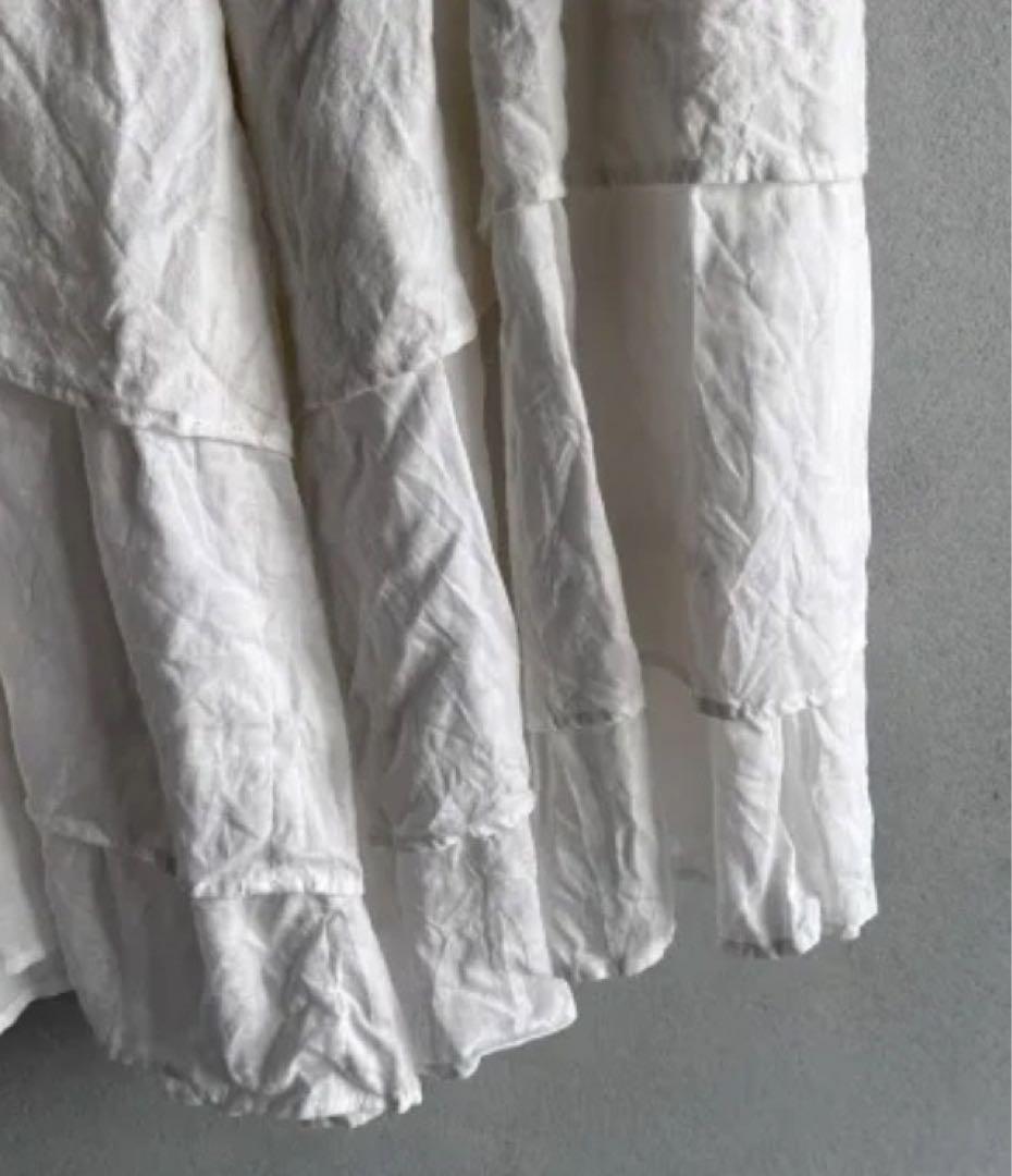 レア・新品　HALLELUJAH ハレルヤ　ティアードパンツ　ホワイト