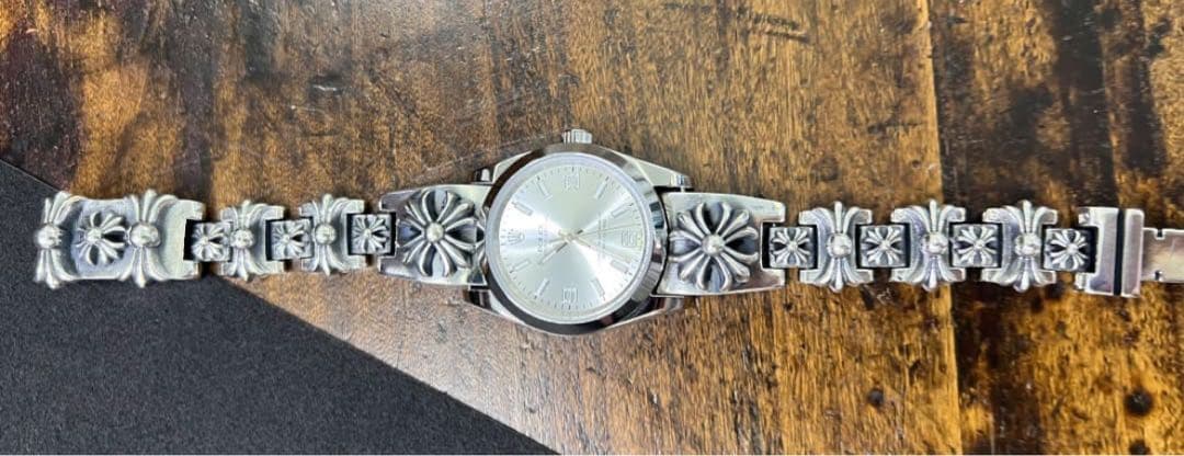 時計ベルト　人気商品　新型連続クロスベルト　17cm