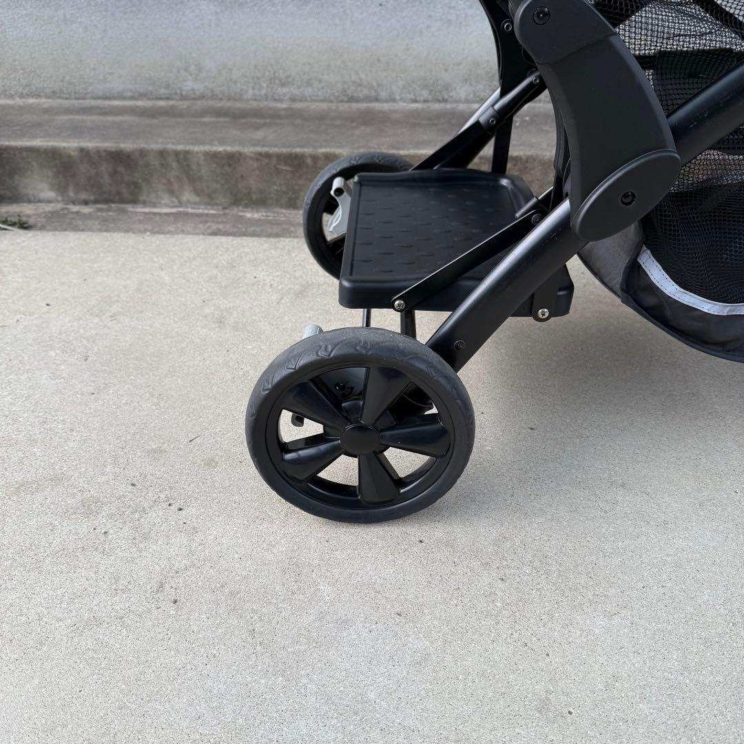 ★美品★KATOJI カトージ　2人でゴーDX デニム　2人乗りベビーカー