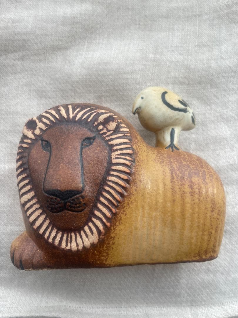 美品✨リサラーソン　Lion with bird ｜ライオンと鳥｜11月末まで