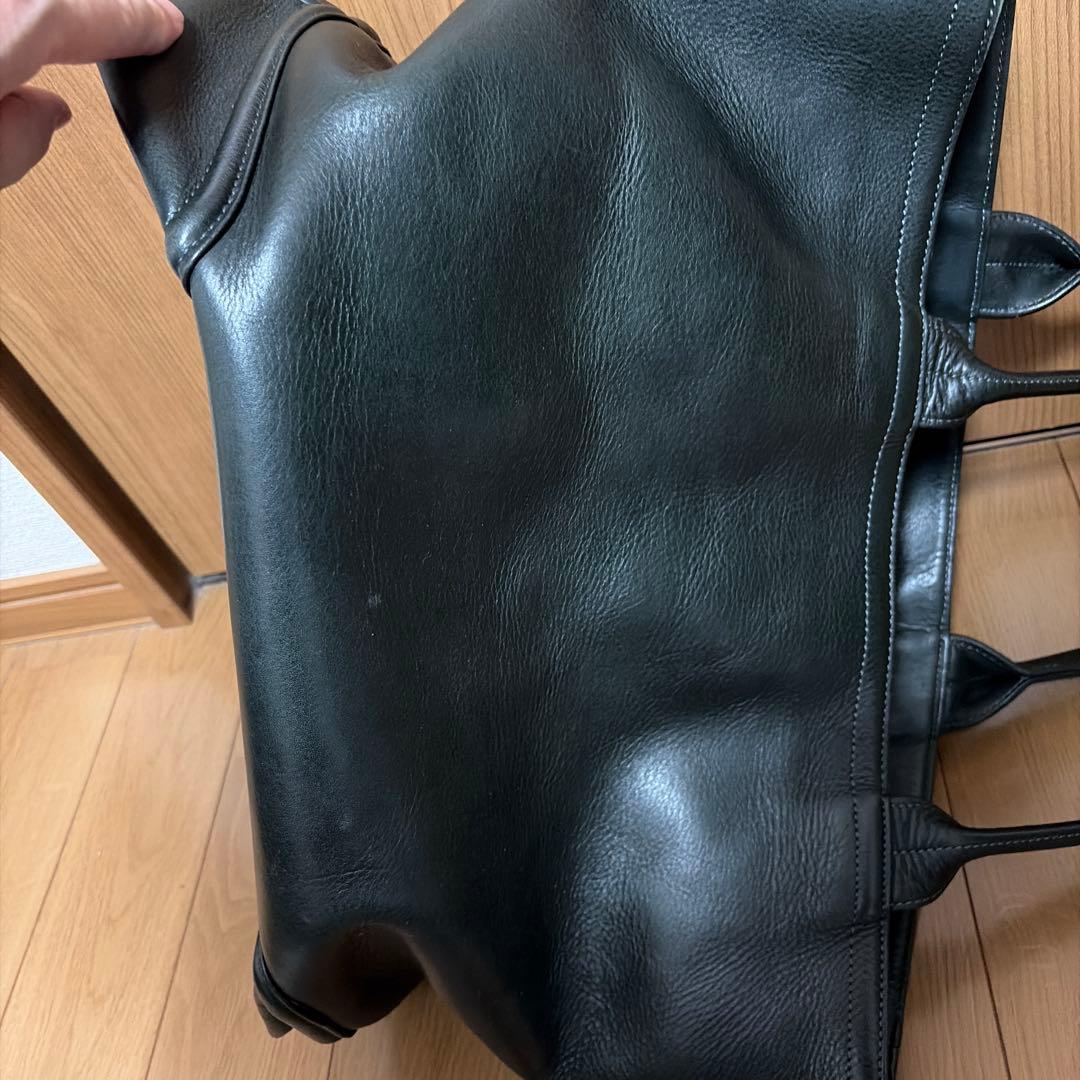 FIVE WOODS ダークネイビーレザー トートバッグ