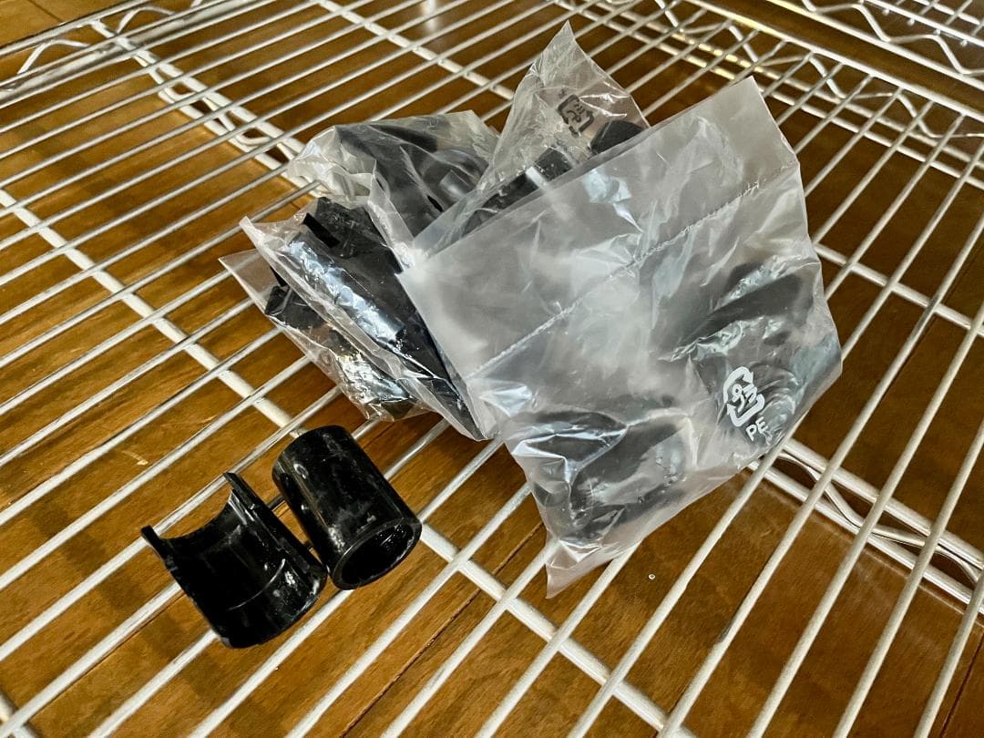 エレクター 業務用高級ステンレス 棚板４枚＋補強パーツ SLS610 美品！