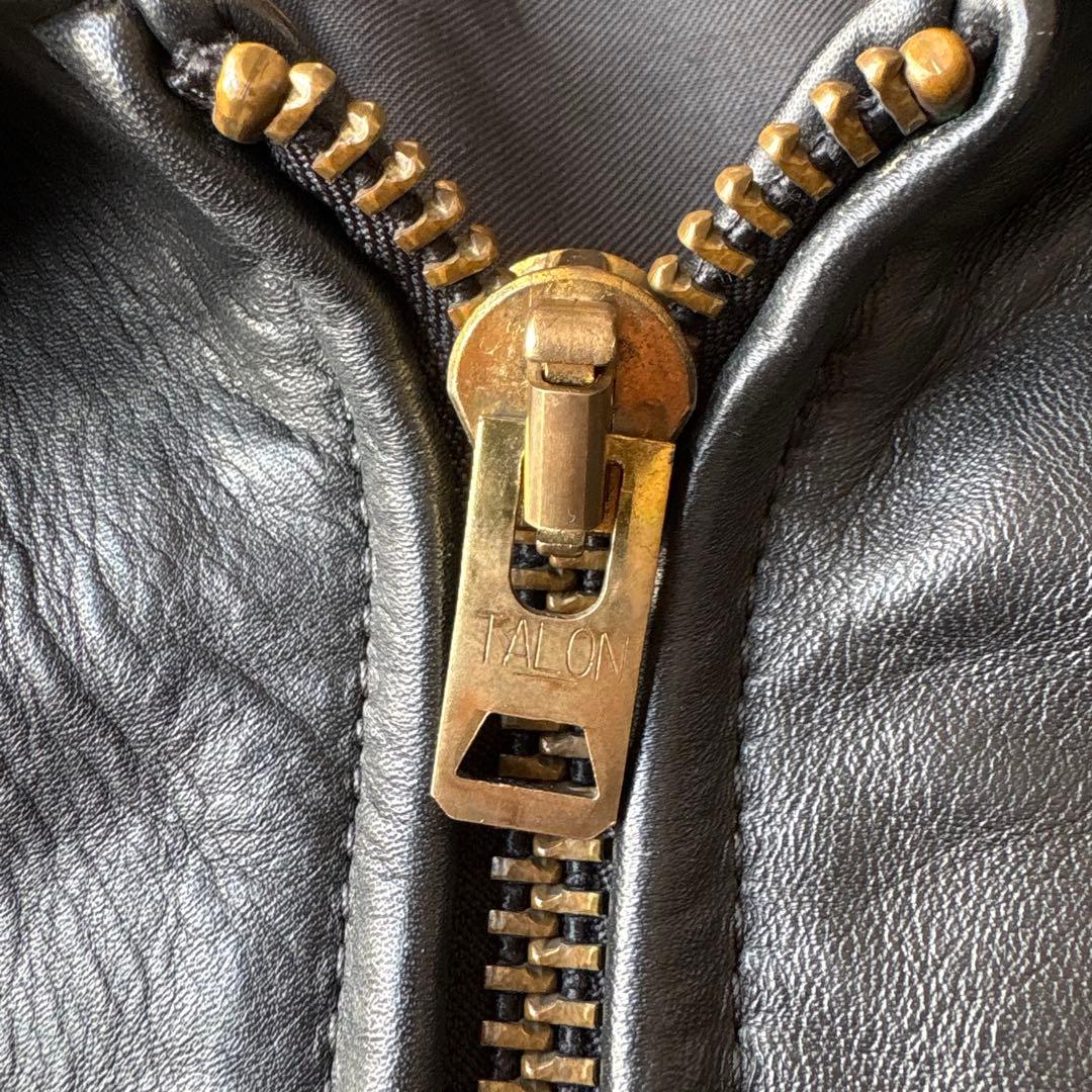 VANSON バンソン TALON 襟付き シングルライダース 希少 40