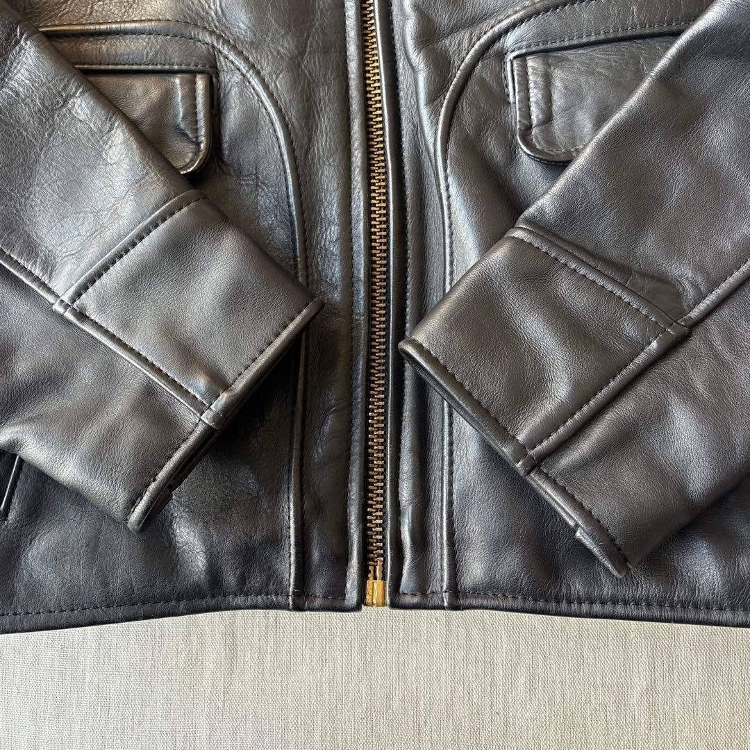 VANSON バンソン TALON 襟付き シングルライダース 希少 40