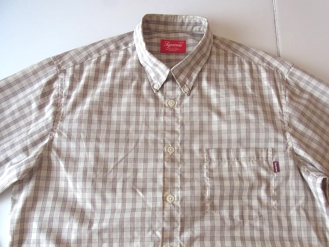 Supreme チェック・B.D シャツ／2006FW ボックスロゴ