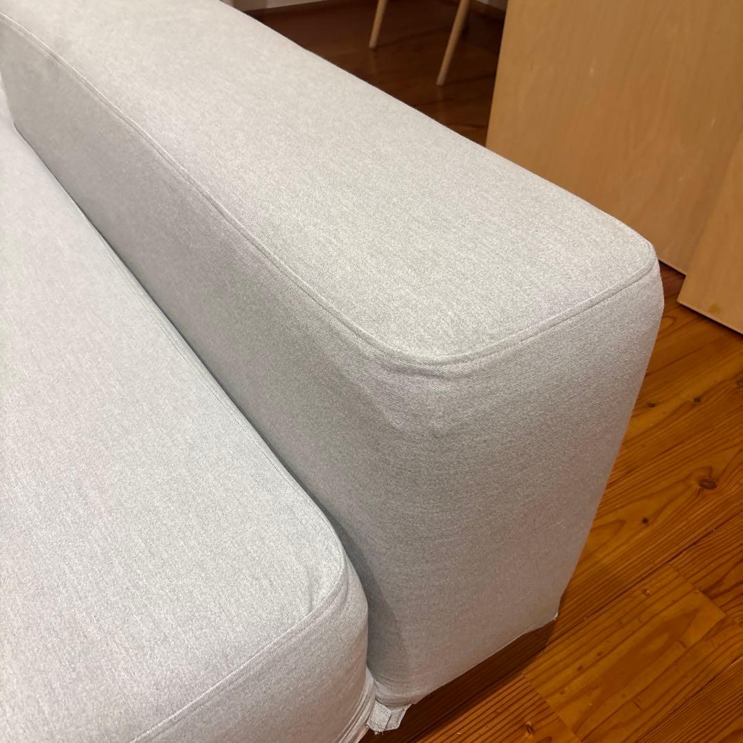 ソファベンチ本体　綿帆布　ソファベンチ用カバー杢ライトグレー　廃盤希少品