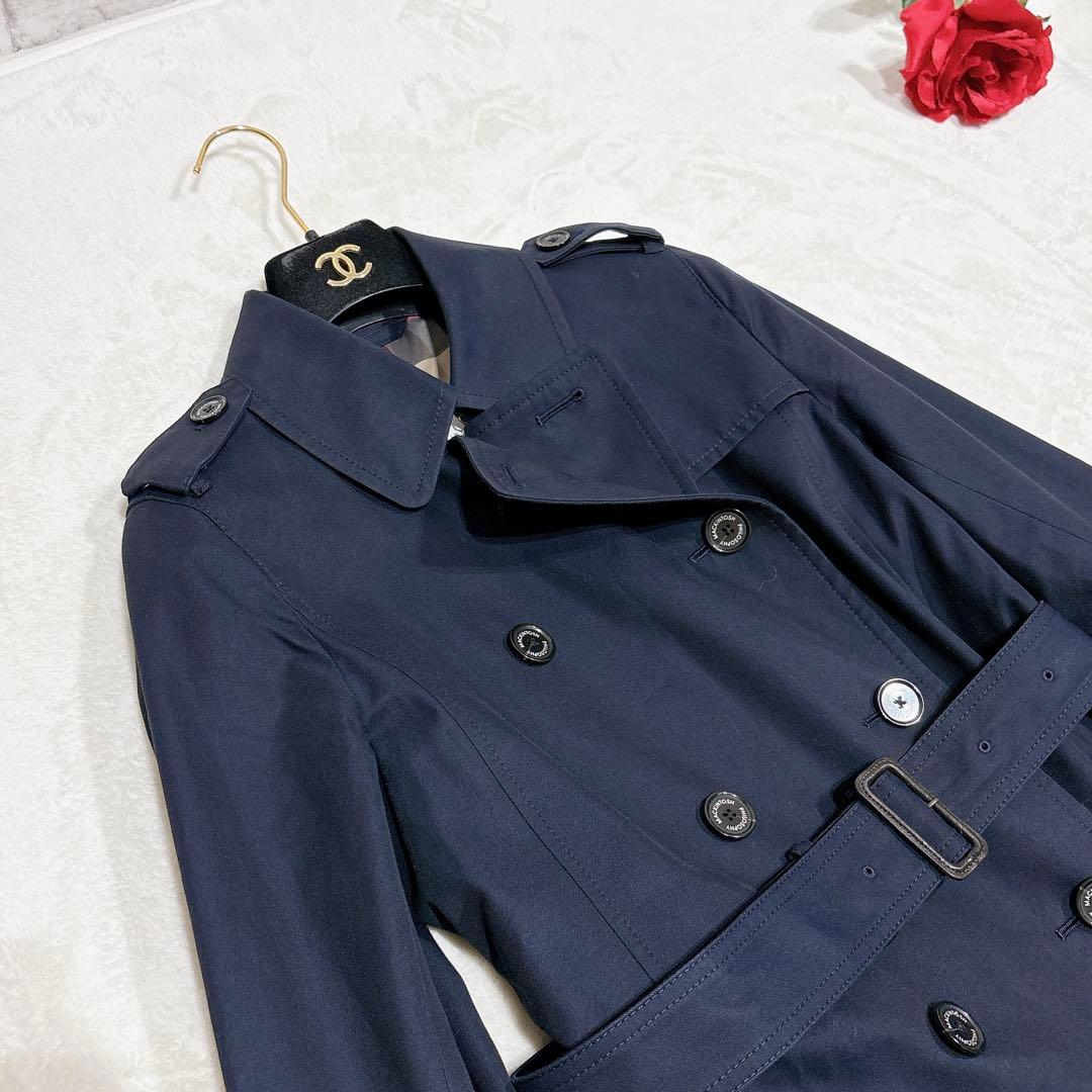 新品同様✨　マッキントッシュ　トレンチコート　超ロング　ネイビー　38