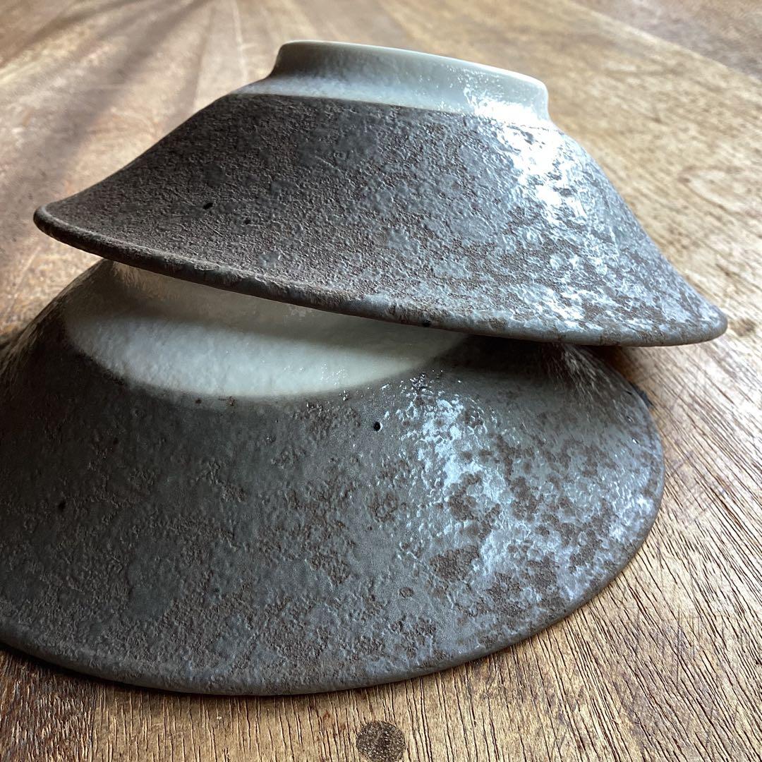 えりんご118です。新品美濃焼　光沢かいらぎ黒渕　平鉢2枚セット他