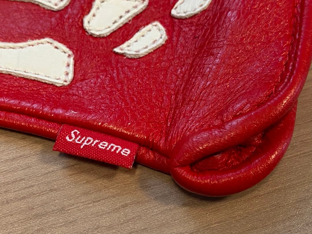 Supreme VANSON レザー グローブ M 赤X-Ray Gloves