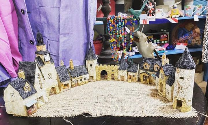 オブジェ　海外　街並み　ミニチュア　ハウス