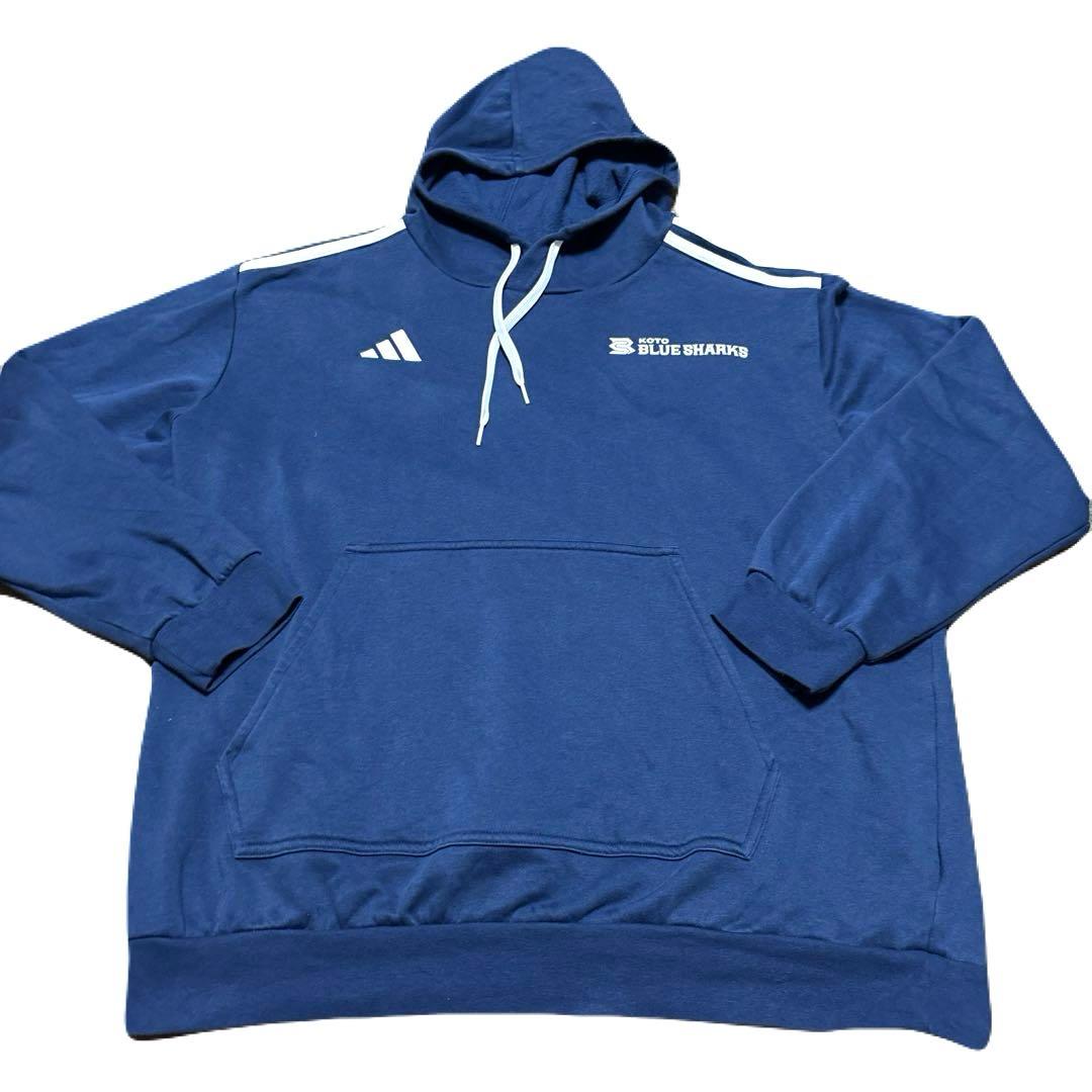 【激レア】清水建設江東ブルーシャークス アディダス 支給品 パーカー ラグビー