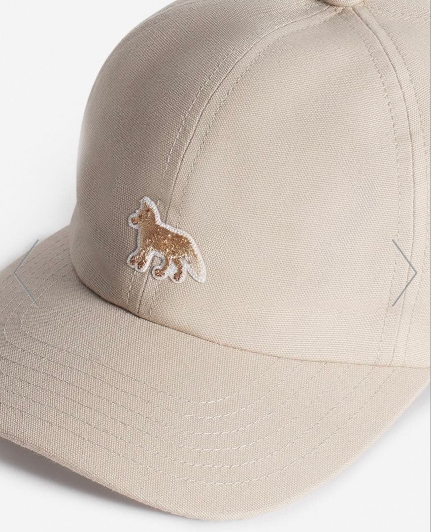 帽子 Maison Kitsune BABY FOX CAP Marble