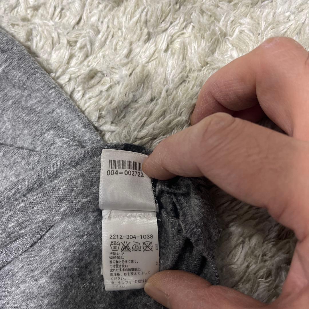 CHROME HEARTS グレー七分袖カットソー L