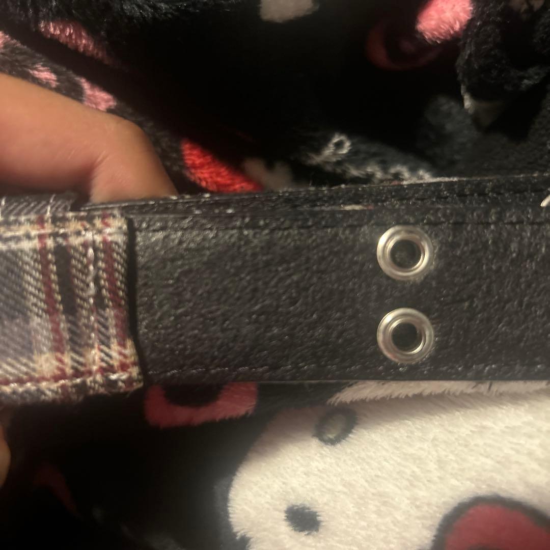 afb FLANNEL CHECK BELT 人気 M 円堂守着用