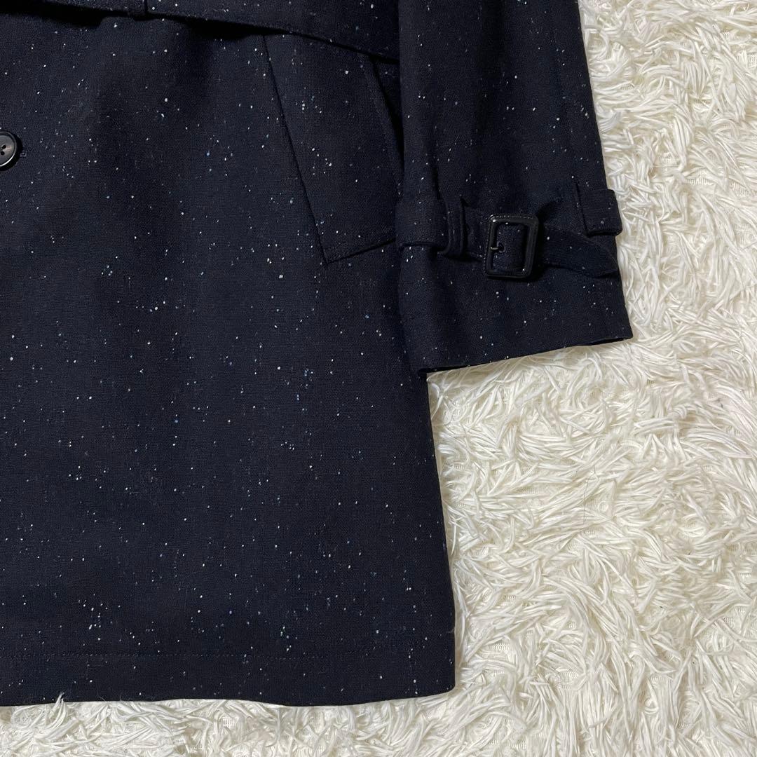 【コーネリアス】PS Paul Smith トレンチコート 柄 ネイビー