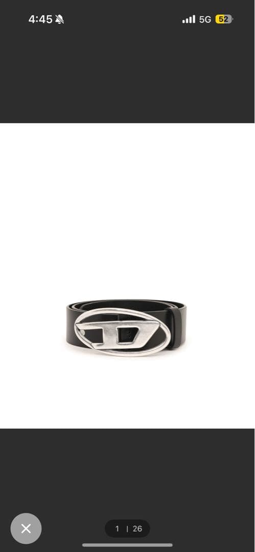 DIESEL ユニセックス ベルト B-1DR