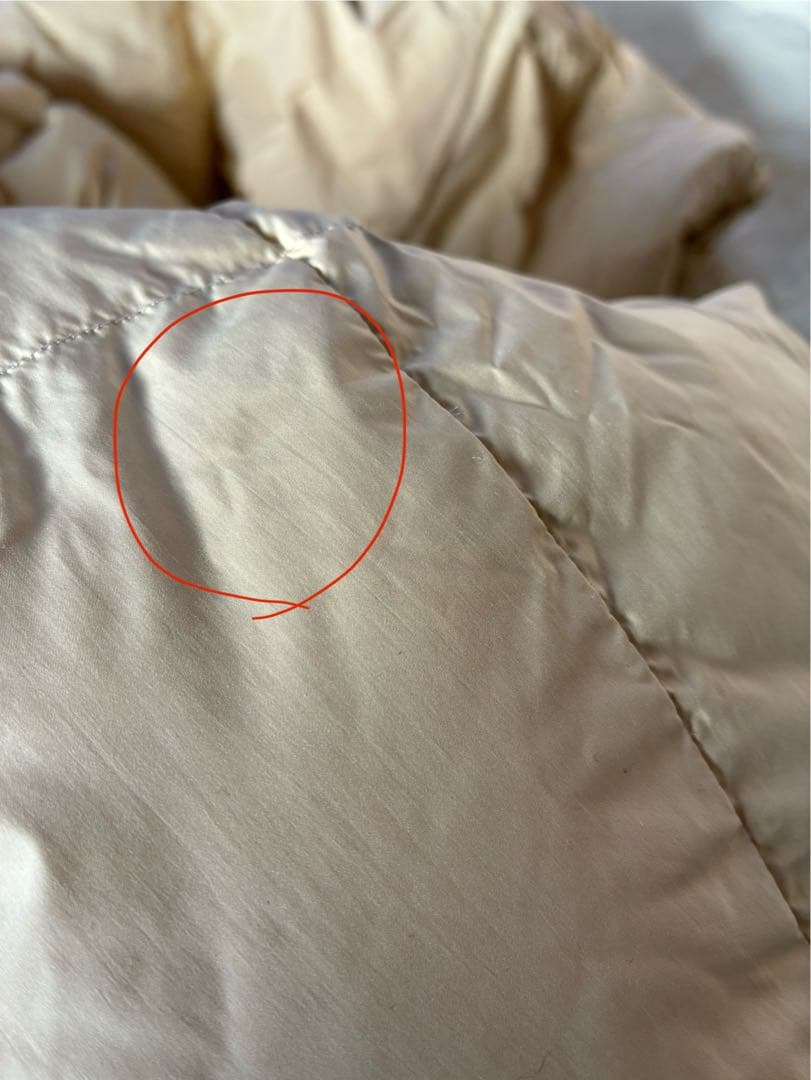 ユニクロ NANODESIGNパウダーソフトダウンジャケット　イエロー　XL