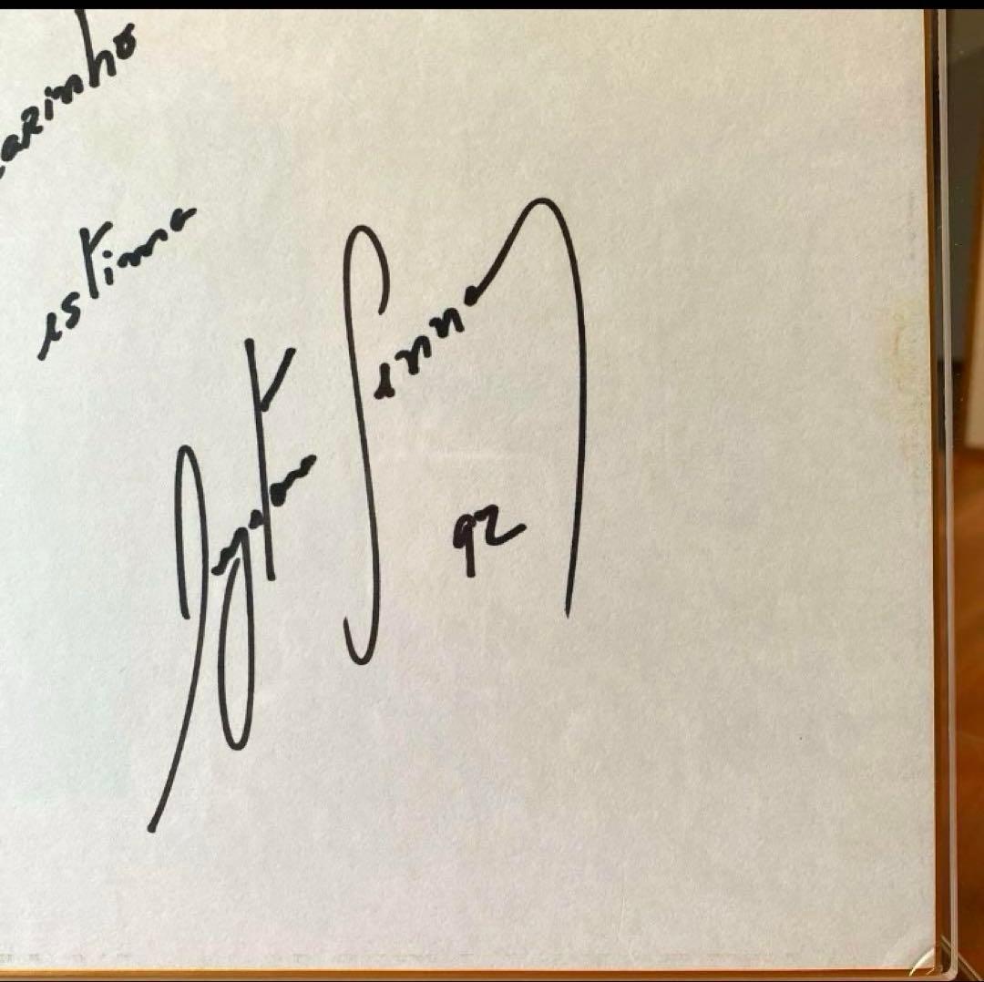 1992年第2期HONDA F1撤退メモリアル　アイルトンセナ直筆サイン入額装品