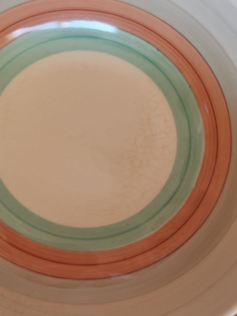 アンティーク スージークーパー スープカップ２客 ウェディングリング ピンク＆緑