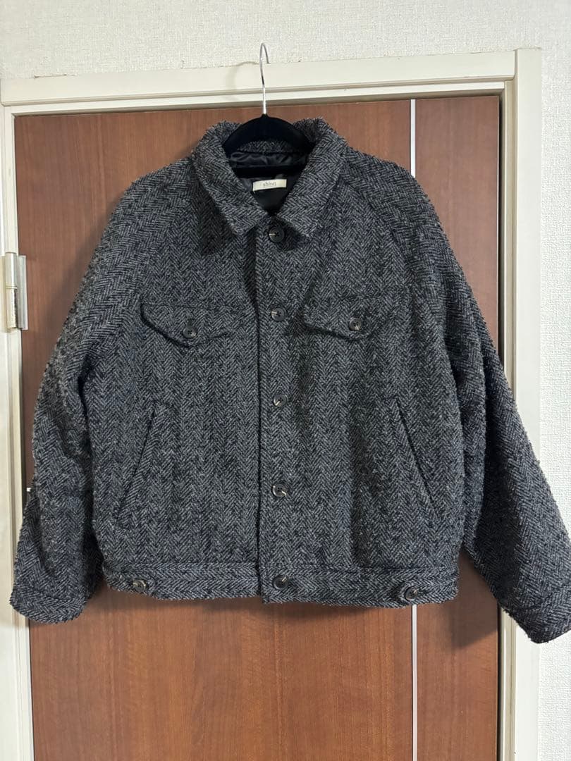 shiun TWEED CROPPED BLOUSON XSサイズ