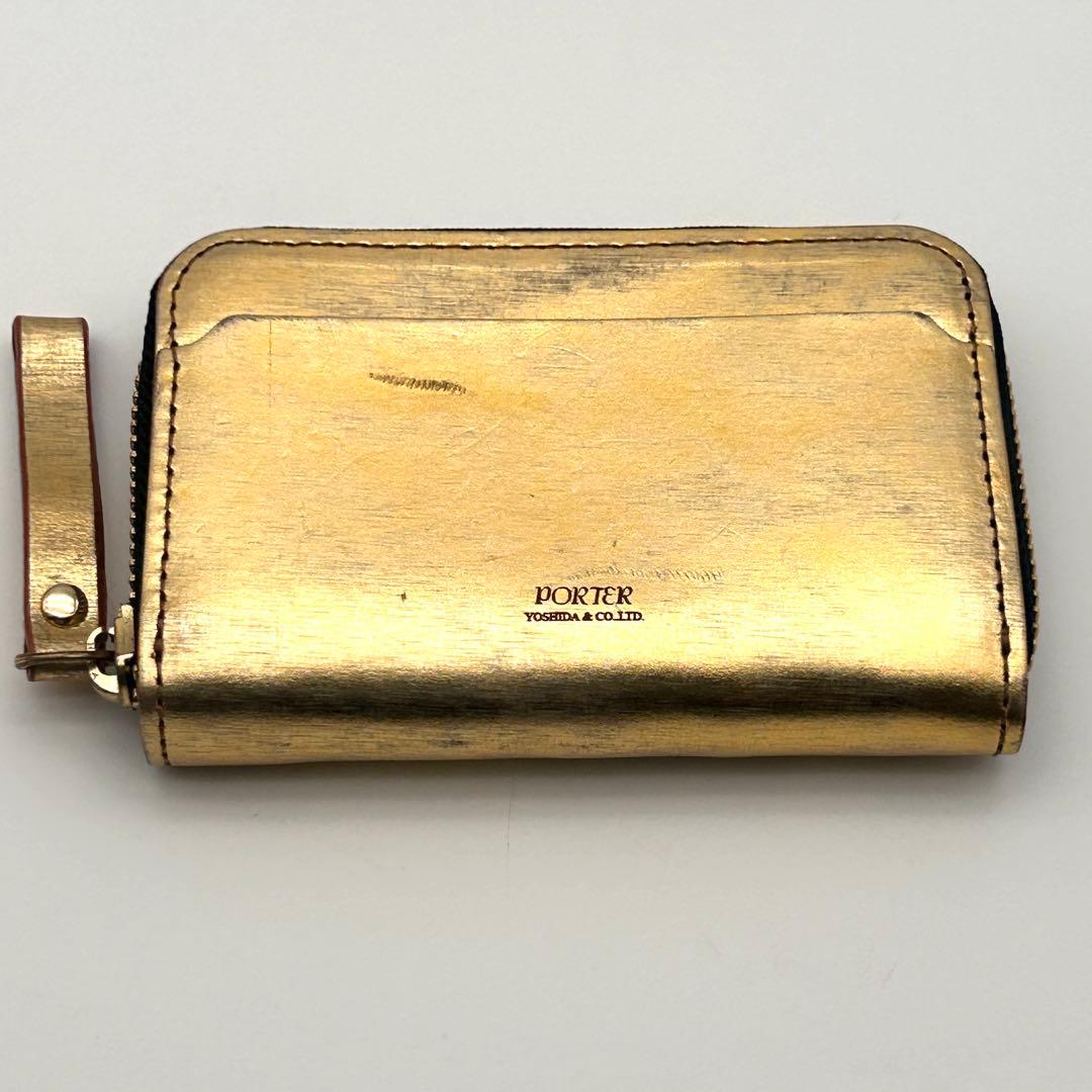 PORTER ポーター 財布 ケース ✨金箔✨ ラウンドファスナー 激レア
