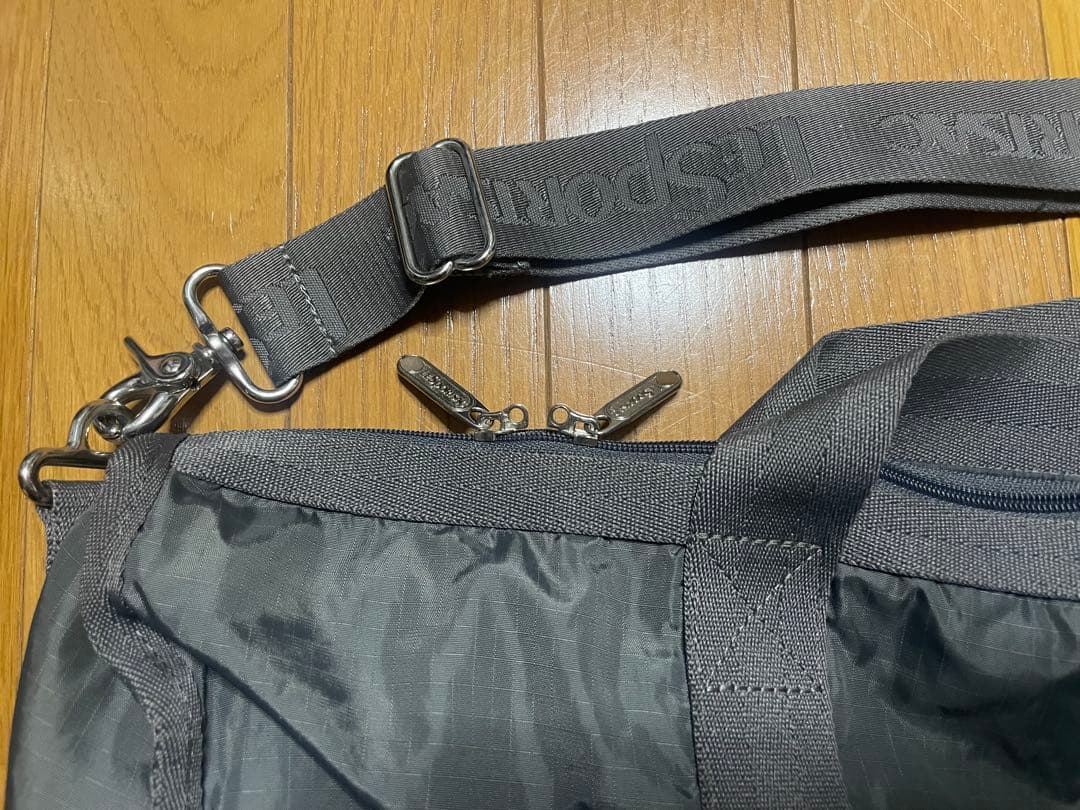 レスポートサック LESPORTSAC ラージ　ボストンバッグ　グレー