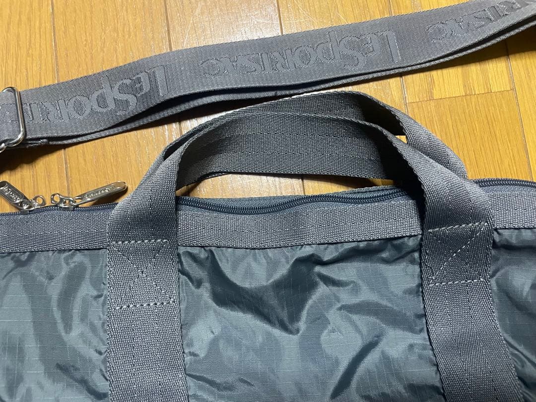 レスポートサック LESPORTSAC ラージ　ボストンバッグ　グレー