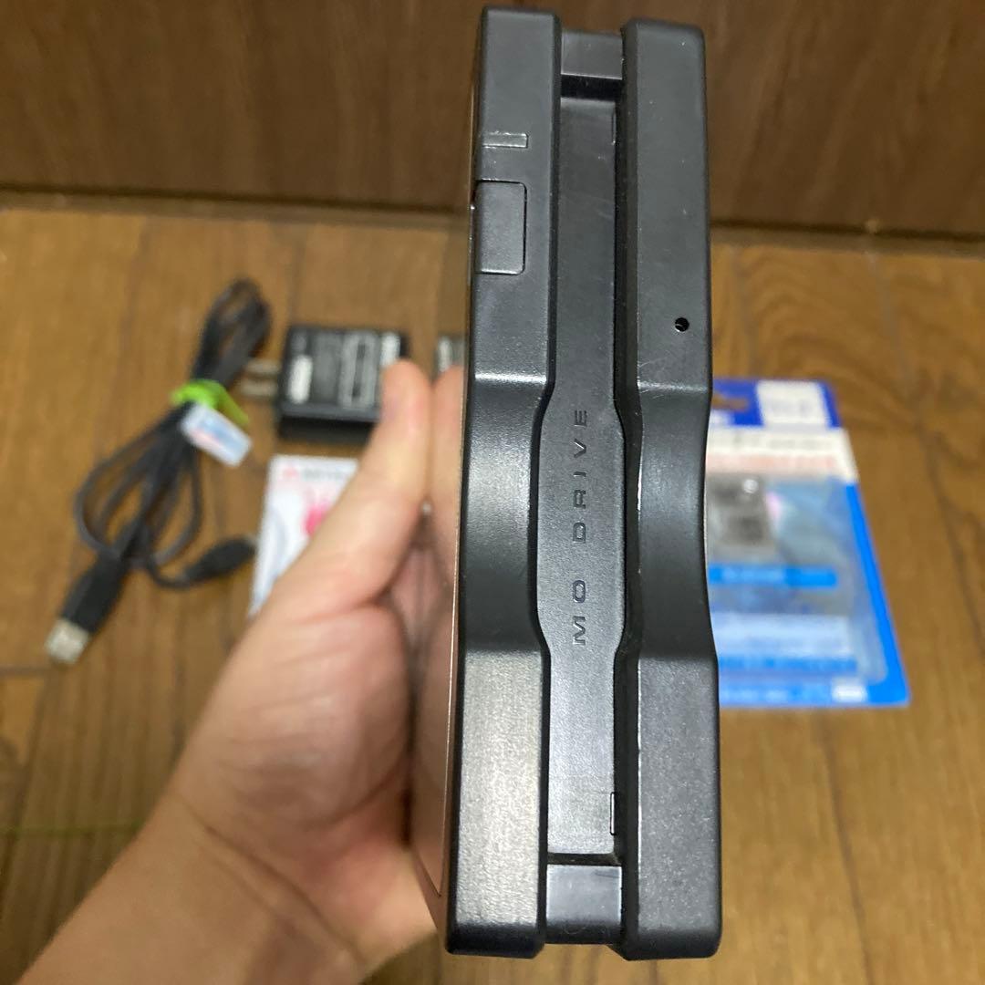 I-O DATA MOドライブ MOC2-U2.3S クリーナー　新品MO付