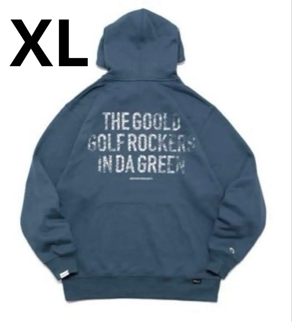 XL goold golf rockers スネークフーディー セットアップ 青