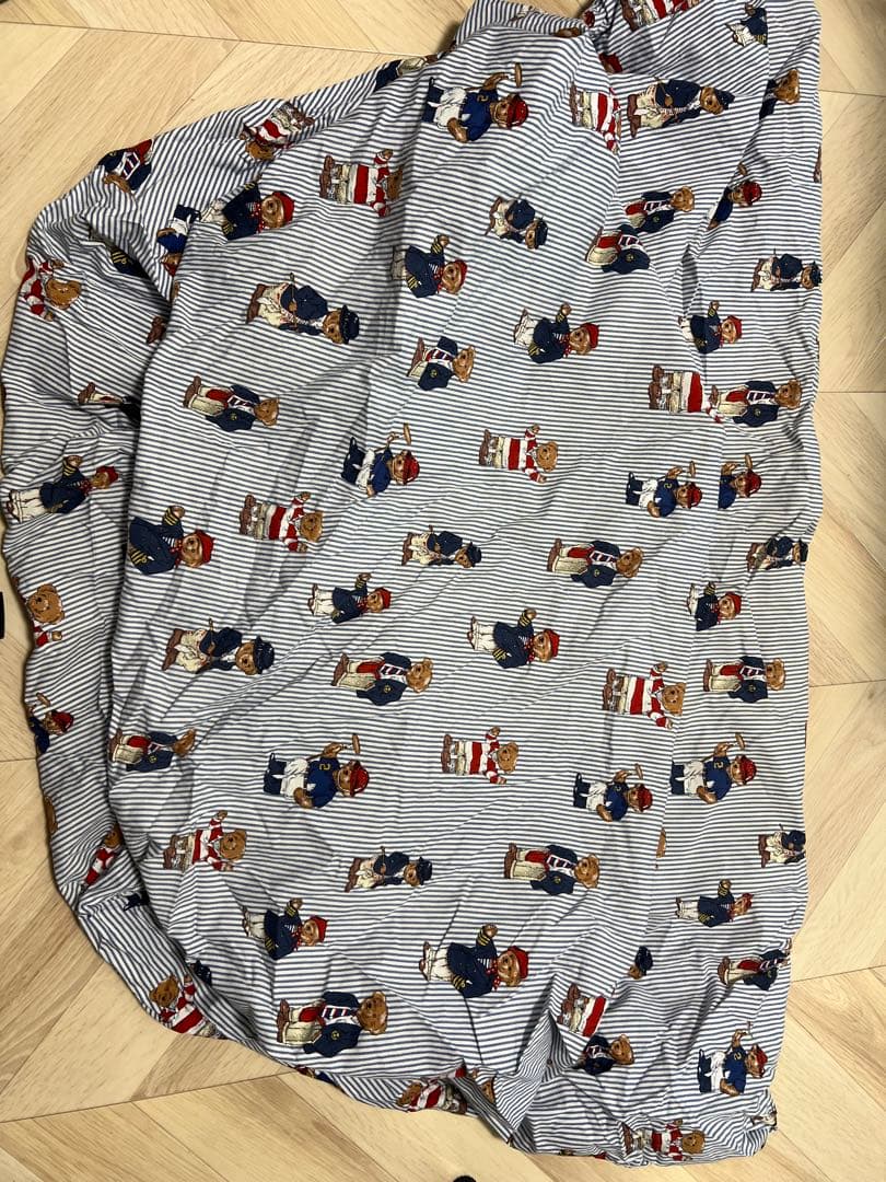 ラルフローレン廃盤　ポロベア　ベッドカバー シングル　【枕カバーセット付】