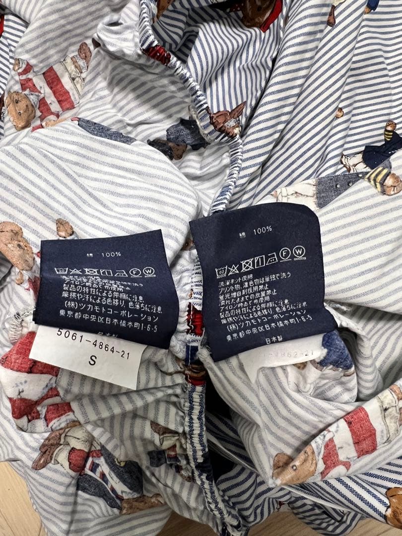 ラルフローレン廃盤　ポロベア　ベッドカバー シングル　【枕カバーセット付】