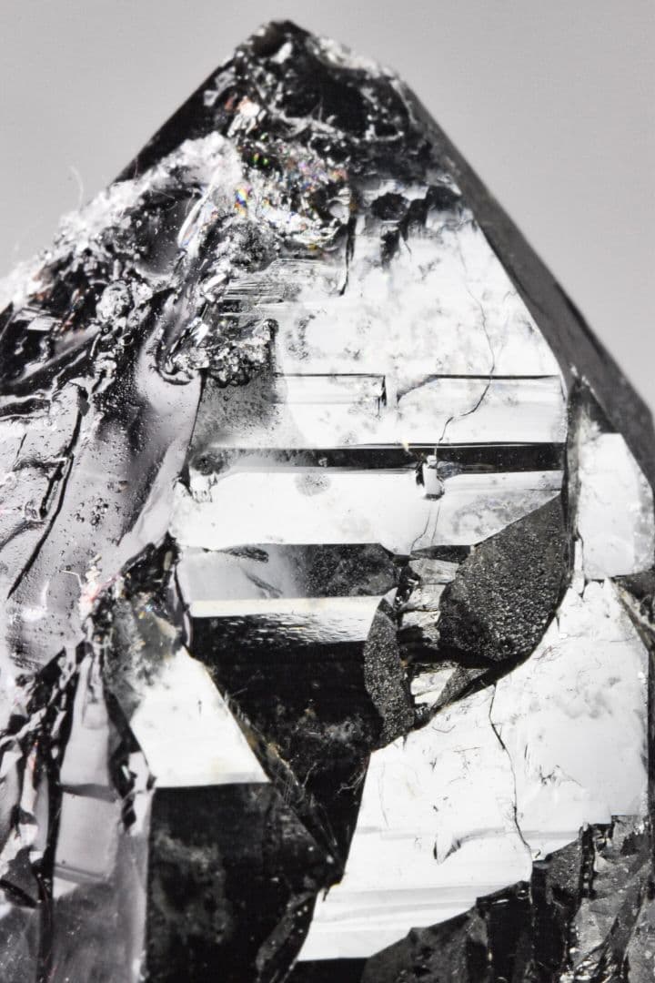 最新産出！ 岐阜県中津川市蛭川田原産 モリオンに近いスモーキークォーツ01