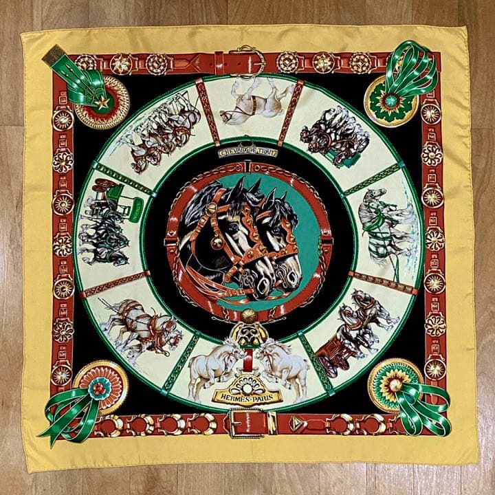 【専用です】Hermes ビンテージ カレ CHEVAUX DE TRAIT