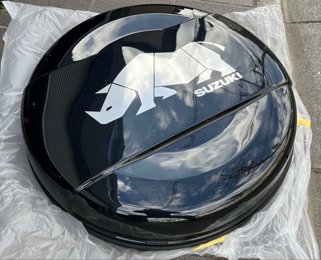 スズキ ジムニー シエラ　純正スペアタイヤカバー AC4N サイ表面ハードタイプ