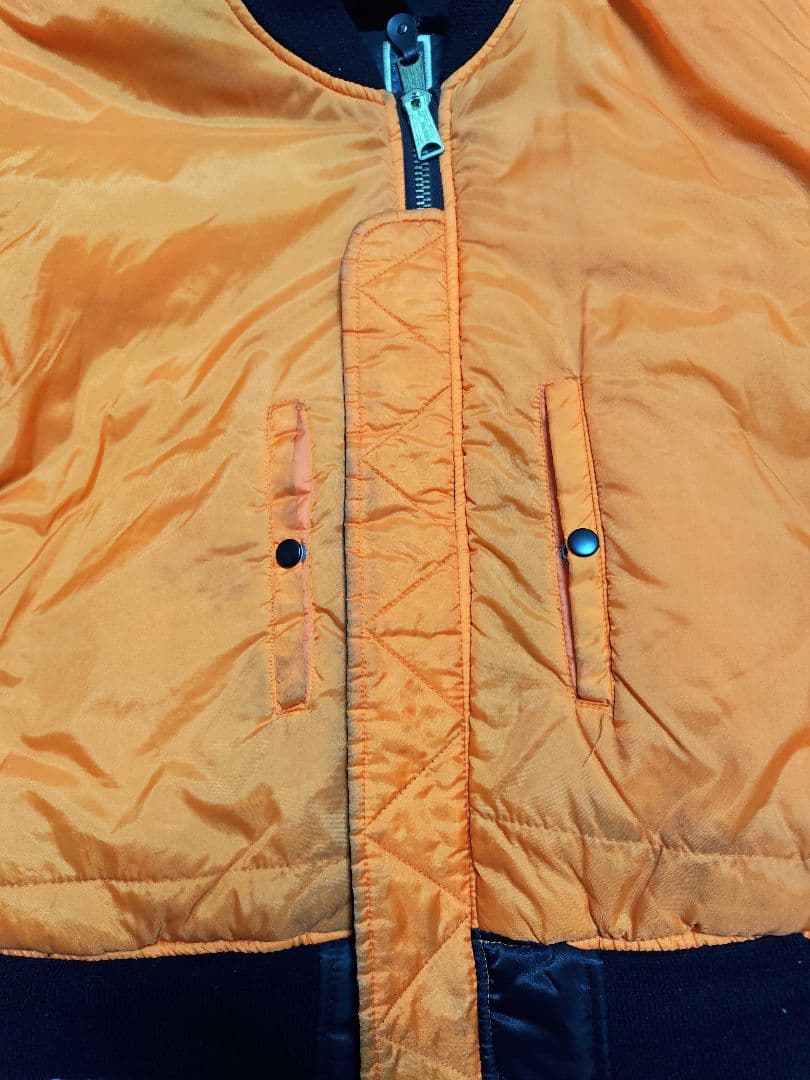 90s YELLOW CORN brp MA-1 リバーシブル