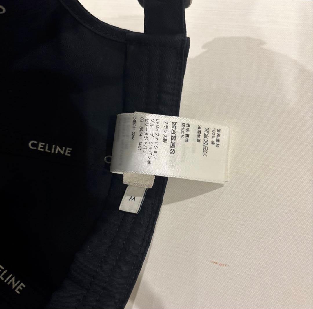 ち*☆様 CELINE ブラック Cロゴ ベースボールキャップ　M
