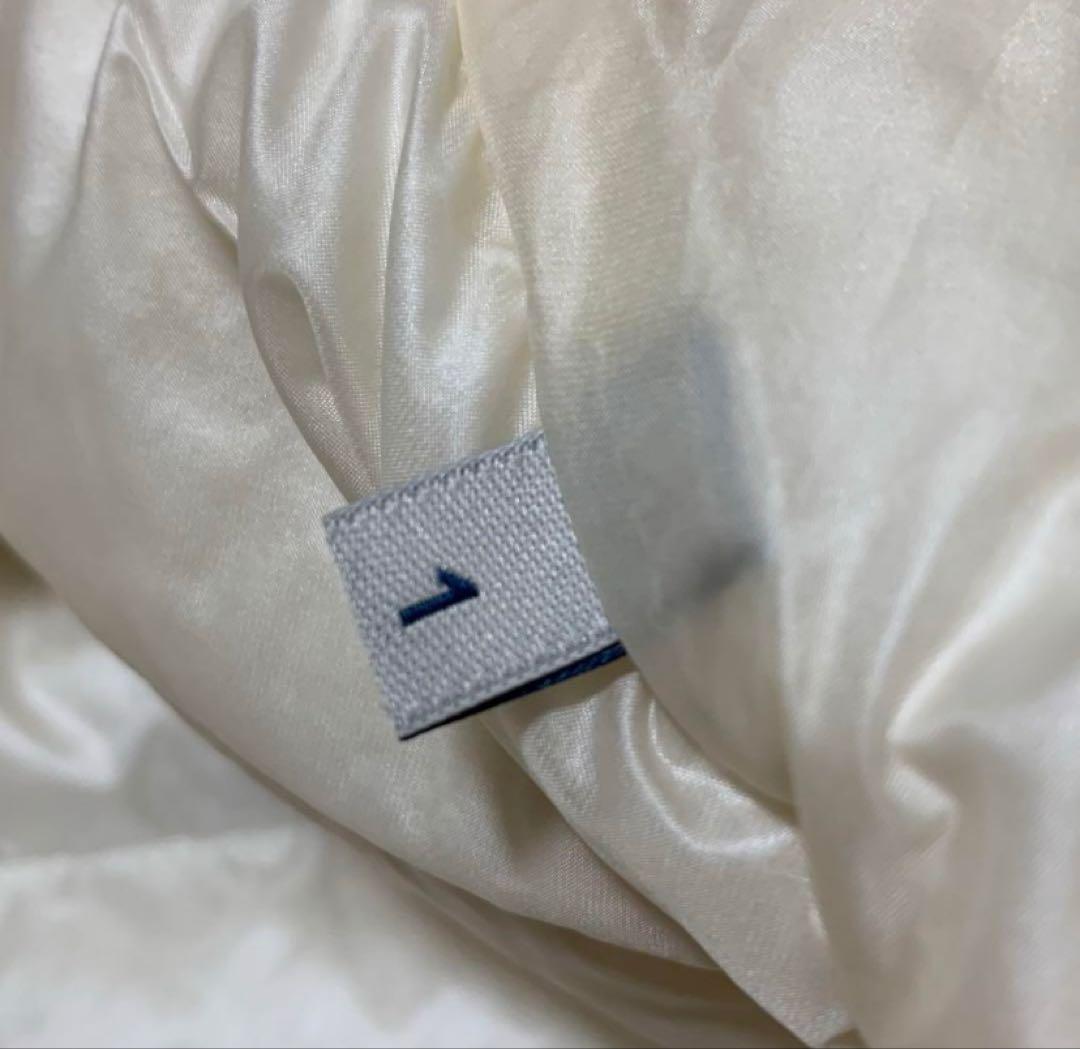 モンクレール　MONCLER ダウンベスト　白　ダウン　サイズ1