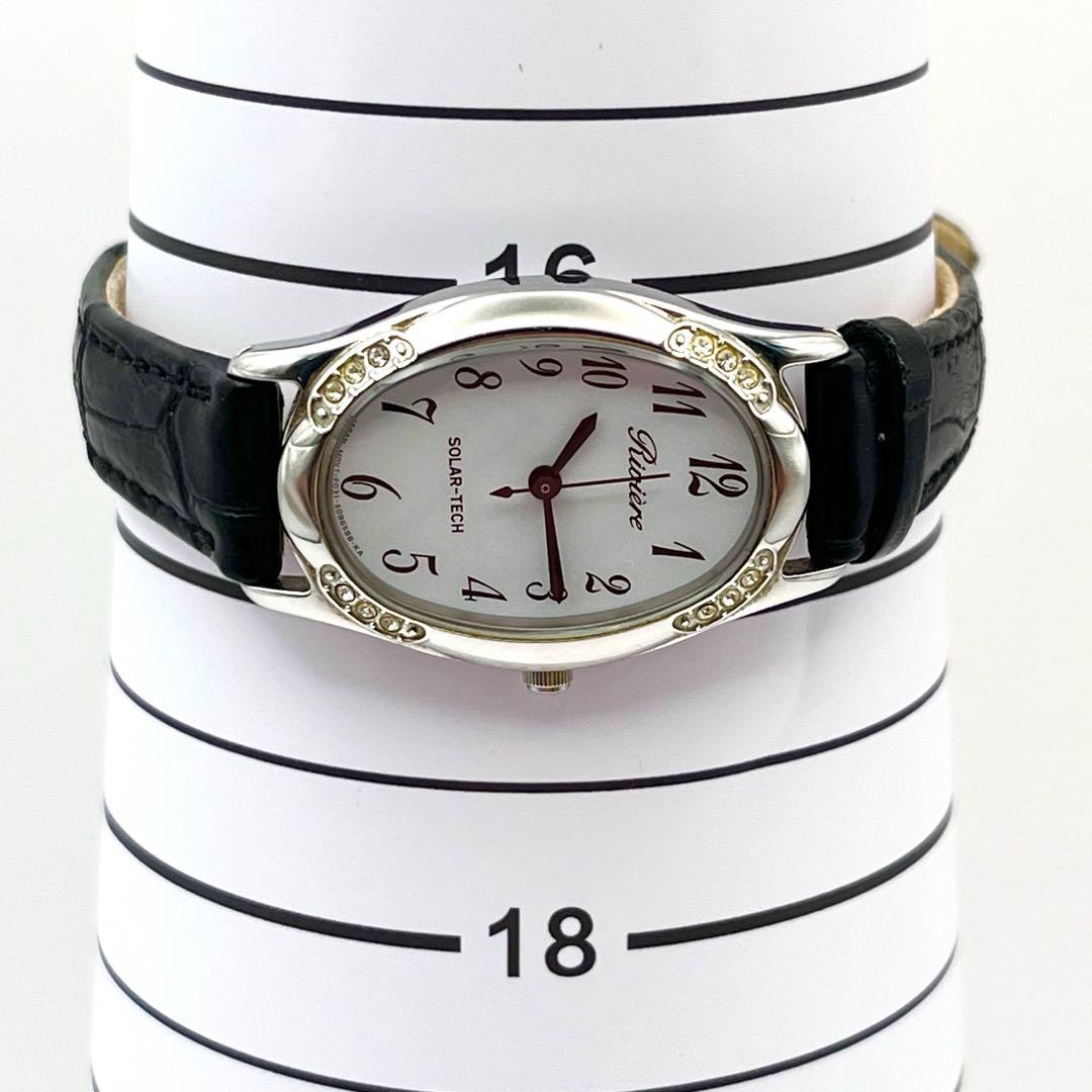 CITIZEN リヴィエール レディース ソーラー 腕時計 稼働品 黒