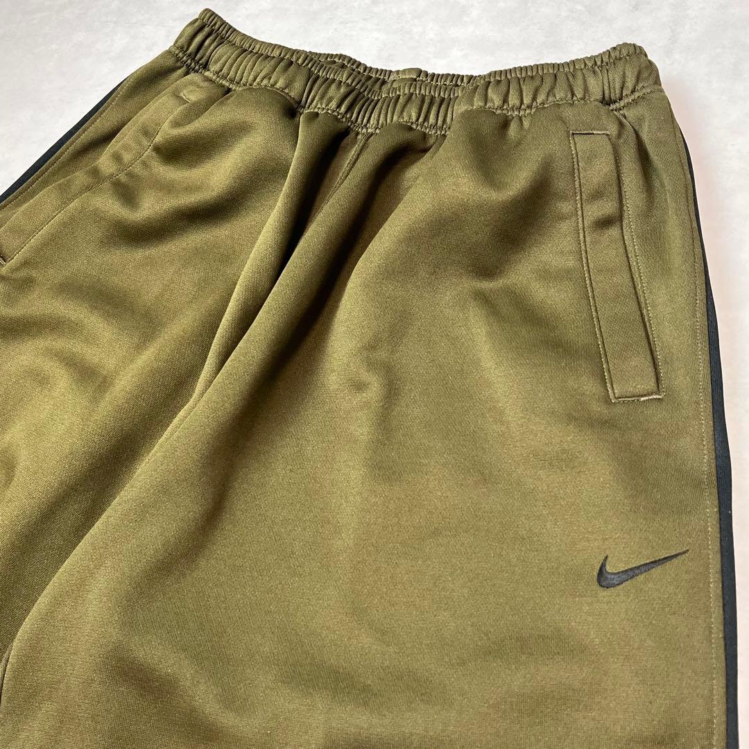 NIKE セットアップ 刺繍ロゴ カーキ XL L