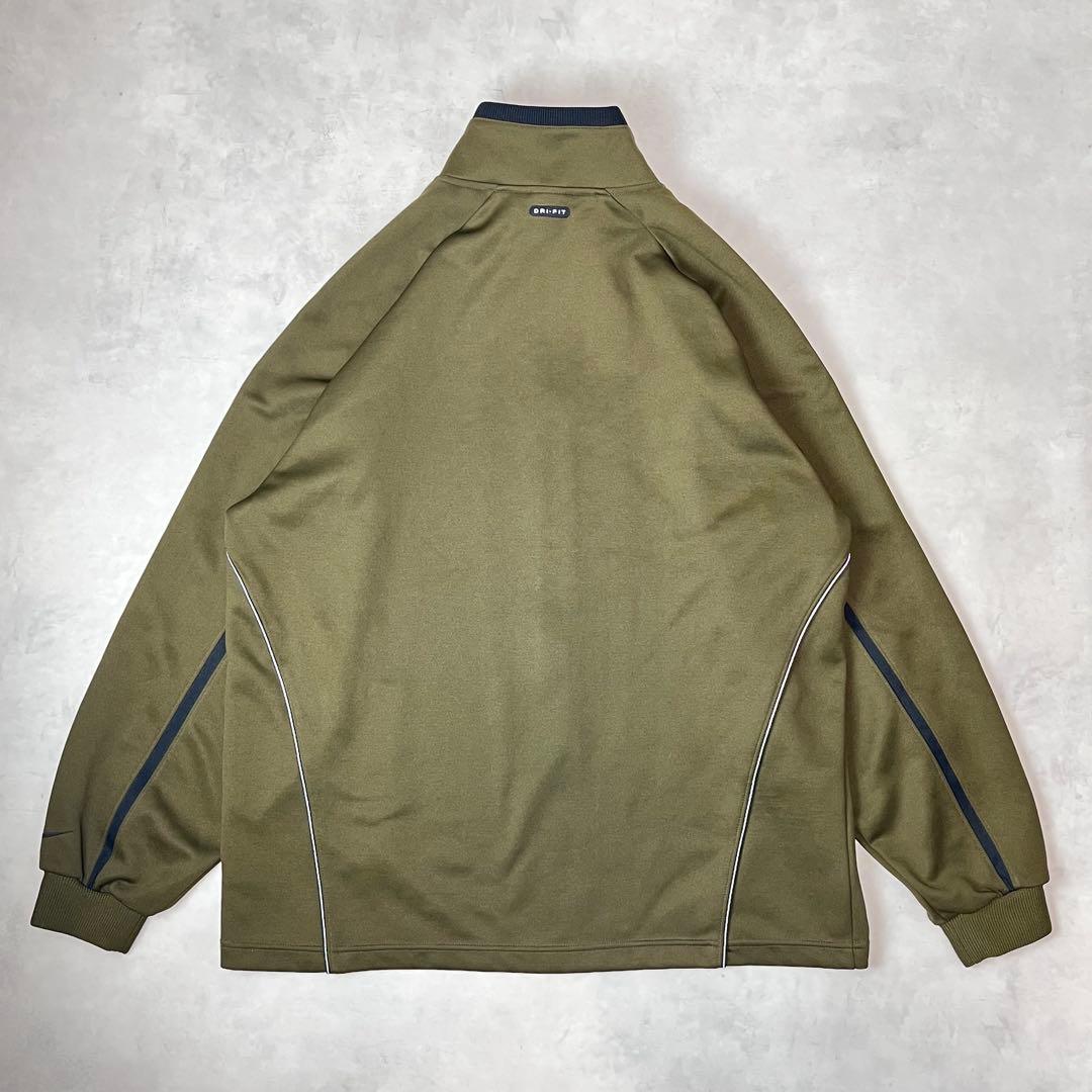 NIKE セットアップ 刺繍ロゴ カーキ XL L